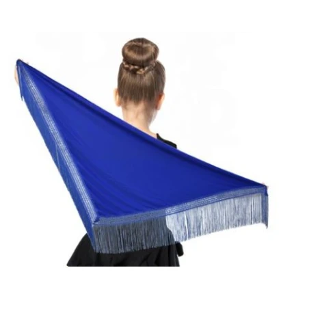 Mantón pequeño liso azul royal | Ducaval | Envíos 24/48 horas
