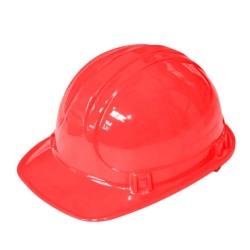 Casco obrero rojo | Ducaval | Envías 24/48 horas 