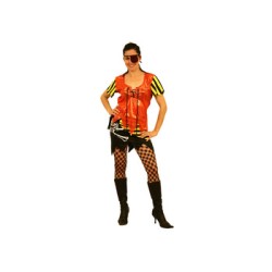 Disfraz pirata roja