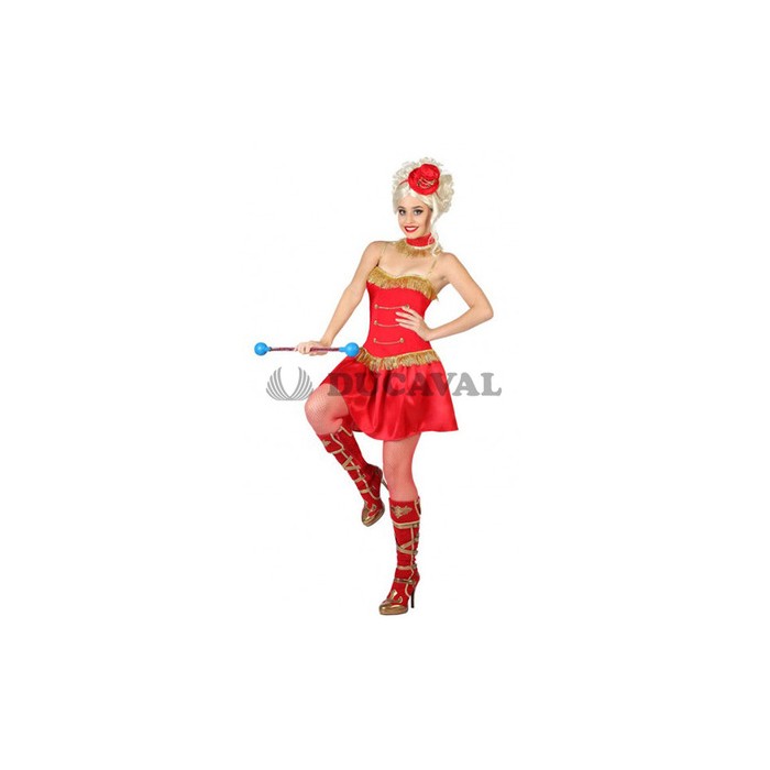 Disfraz de majorette rojo