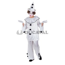 Disfraz pierrot blanco
