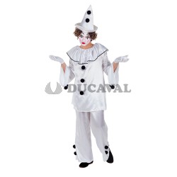 Disfraz pierrot blanco