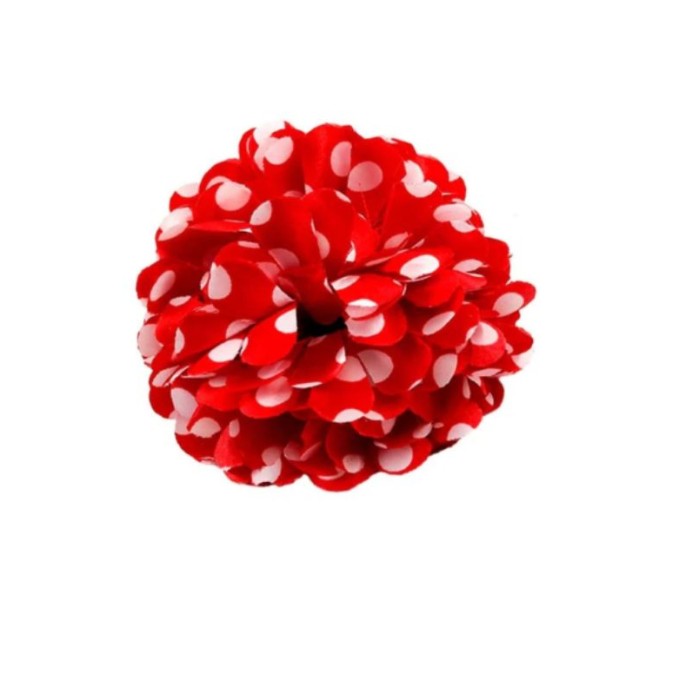 Flor pinza roja lunares blancos GD | Ducaval | Envíos 24/48 horas