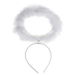 Diadema ángel blanca