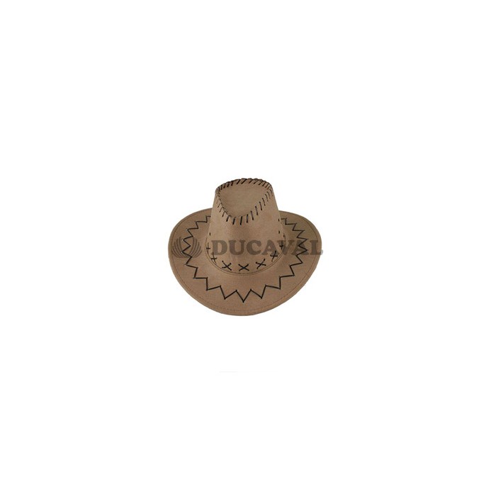 Sombrero vaquero marron claro infantil