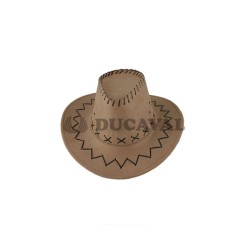 Sombrero vaquero marron claro infantil