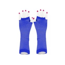 Guantes rejilla azul royal largos | Ducaval | Envíos 24/48 horas
