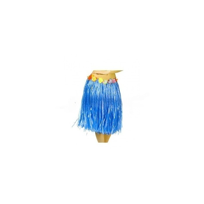  Falda Hawaiana 60cm azul | Ducaval | Envios 24/48 Horas.