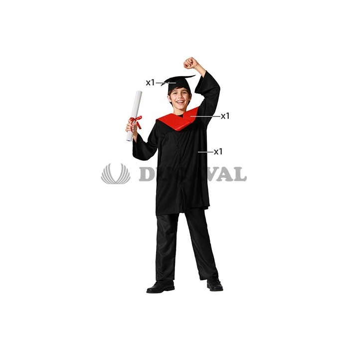 Disfraz licenciado rojo  Disfraces Ducaval