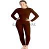 Mono Spandex marron