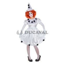 Disfraz Pierrot Vestido  Disfraces Ducaval