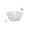 Bowl plastico redondo transparente 25,5x10,5cm | Ducaval | Envías 24/