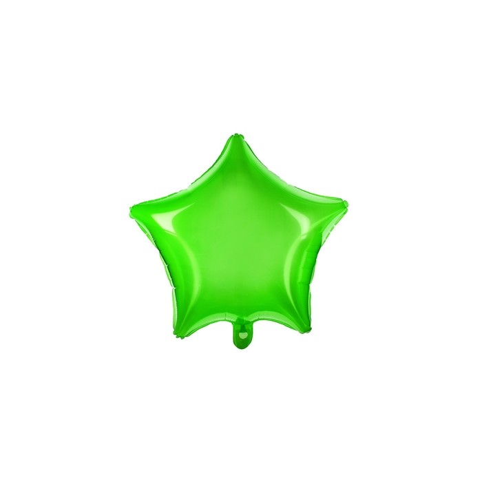 Globo foil estrella verde 48cm