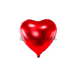 Globo foil corazón rojo 61cm