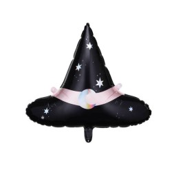 Globo foil sombrero bruja 24" 61cm | Ducaval | Envías 24/48 horas 