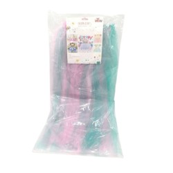 Faldón mesa rosa y turquesa 90cm | Ducaval | Envíos 24/48 horas