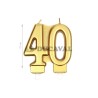 Vela nº 40 en color oro 7.7cm| Ducaval | Envíos 24/48h