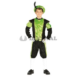 Disfraz paje verde