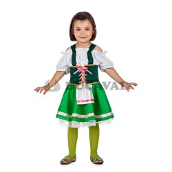 Disfraz de Tirolesa verde