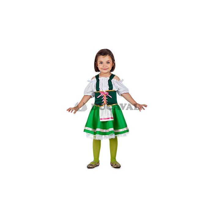 Disfraz de Tirolesa verde