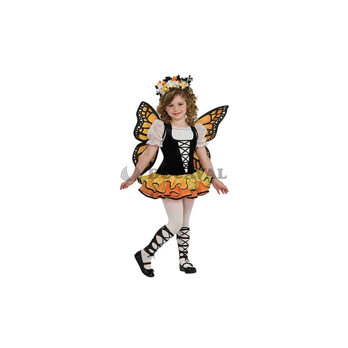 Disfraz mariposa monarca infantil