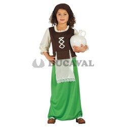 Disfraz posadera verde infantil