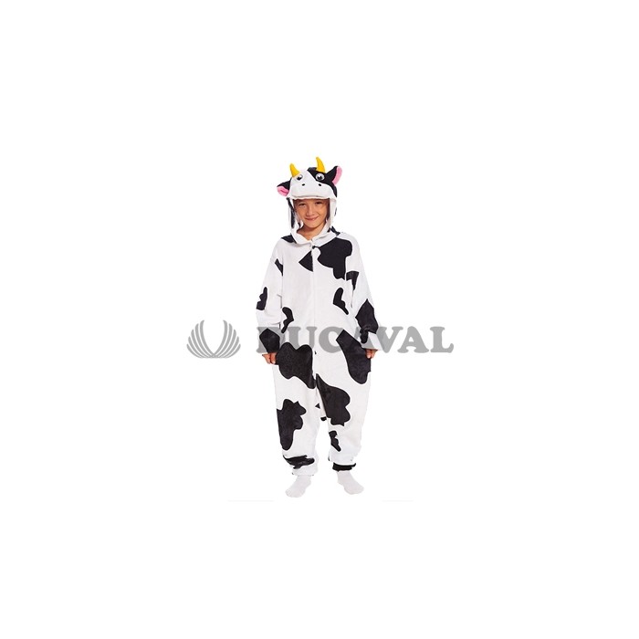 Disfraz vaca kigurumimi infantil