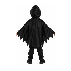 Poncho Scream Infantil Negro con Capucha para Halloween | Ducaval | E