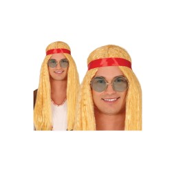 Peluca hippie con cinta. | Ducaval | Envios en 24/48 horas.