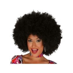 Peluca afro negra extra | Ducaval | Envíos 24/48 horas