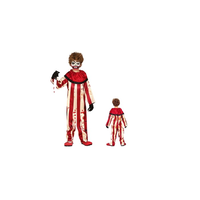 Disfraz Payaso a rayas infantil | Ducaval | Envíos 24/48 horas