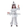 Disfraz pierrot blanco infantil