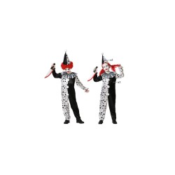 Disfraz payaso negro y blanco infantil | Ducaval | Envíos 24/48 horas