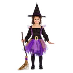 Disfraz de Bruja con Tutú infantil  Elegancia y Magia para Halloween