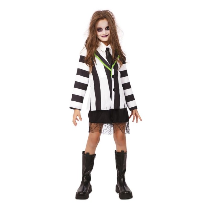 Disfraz de Beetlejuice chica infantil | Ducaval | Envías 24/48 horas 
