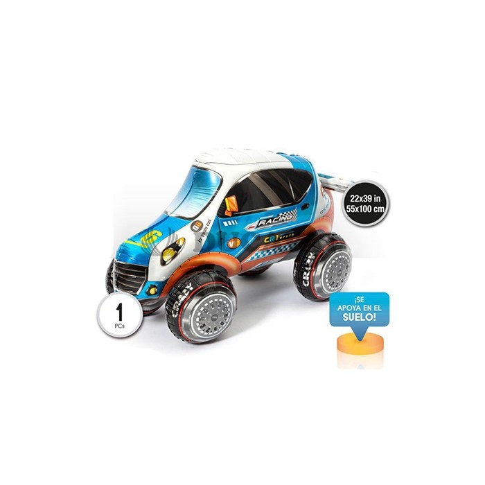 Globo mylar coche carreras