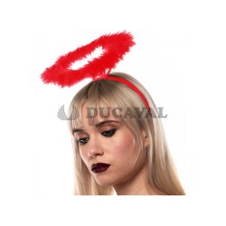 Diadema ángel roja