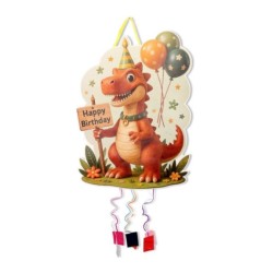 Piñata dinosaurio 36x49cm | Ducaval | Envías 24/48 horas 