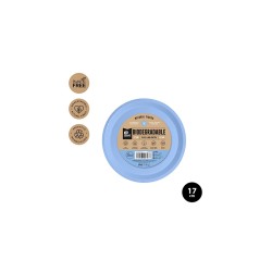 plato llano azul pastel bio 17cm 12ud | Ducaval | Envíos 24/48 horas
