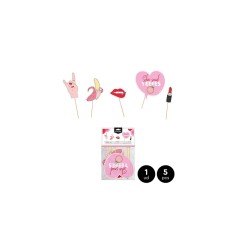  Set accesorios photocall ¡ si quiero¡ carton 5 uds| Ducaval | Envías
