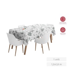 Mantel plastif plegado reyes magos colorear 1.20x1.8M | Ducaval | Env