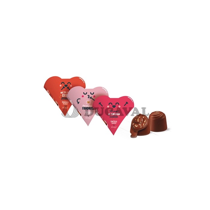 Bombón corazón almendrado Mr Wonderful Lacasa. Ducaval envios 24/48 h