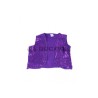 Chaleco Lentejuelas Adulto Morado  Disfraces Ducaval