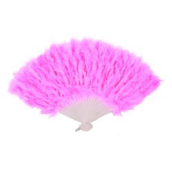 Abanico plumas rosa | DUCAVAL | Envíos 24/48h