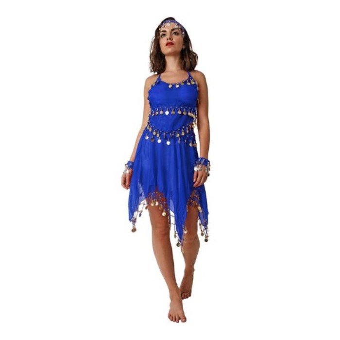 Traje monedas falda azul royal IDucavalI Envíos 2448 horas