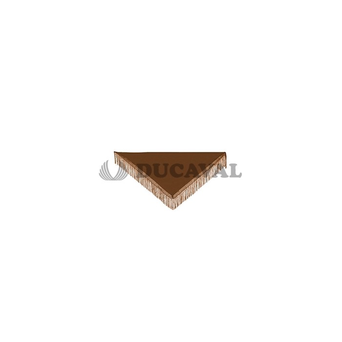 Mantón pequeño liso marrón. Ducaval envios 24/48horas