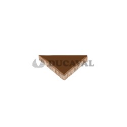 Mantón pequeño liso marrón. Ducaval envios 24/48horas