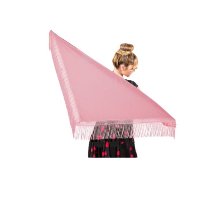 Mantón grande liso rosa | Ducaval | Envíos 24/48 horas