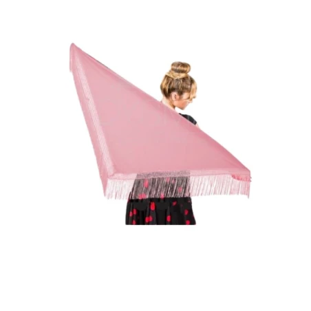 Mantón grande liso rosa | Ducaval | Envíos 24/48 horas