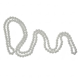 Collar perlas blanco 10mm 146cm | Ducaval | Envíos 24/48 horas. 